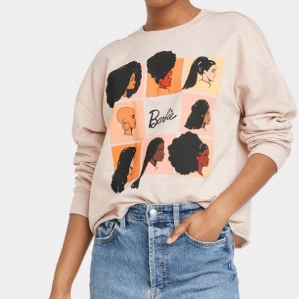 Women's Barbie Squares Graphic Sweatshirt